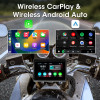 Jansite Motorcycle DVR IPS Screen Registrar Wireless Carplay & Android auto IP67 Waterproof Moto Camera Dash cam Bluetooth 5.0