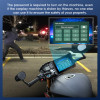 Jansite Motorcycle DVR IPS Screen Registrar Wireless Carplay & Android auto IP67 Waterproof Moto Camera Dash cam Bluetooth 5.0