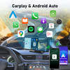Hot Trend 10.26 Inch ADINKAM Wireless Carplay Android Auto 4K Dashboard Portable 5G Hz WiFi In-Car Camera 3 Audios Airplay AUX