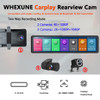 4K UHD 11.26 Inch 3 Channel Dash Cam GPS with Wireless Apple Carplay & Android Auto Voice Control Backup Camera IR Night Vision
