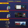 11.3" 4K Dash Cam Video Recorder Camera Carplay & Android Auto Smart Player GPS Navigation Car DVR Dashboard Dual Lens Monitor