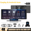 T30 10.26" Dash Cam Rearview Camera Wifi Carplay & Android Auto 4K DVR GPS Navigation Video Recorder Dashboard Dual Len 24H Park