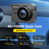 BEPOCAM ZD47 Car DVR 4K CPL + 1080P Rear Camera Built-in GPS Wifi Vehicle Driving Recorder Auto Dash Cam Super Capacitor Dashcam