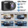 BEPOCAM ZD47 Car DVR 4K CPL + 1080P Rear Camera Built-in GPS Wifi Vehicle Driving Recorder Auto Dash Cam Super Capacitor Dashcam