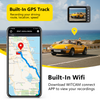 BEPOCAM ZD47 Car DVR 4K CPL + 1080P Rear Camera Built-in GPS Wifi Vehicle Driving Recorder Auto Dash Cam Super Capacitor Dashcam