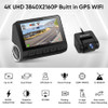 4K 2160P Novatek 96670 WIFI Car DVR Sony IMX 415 Dual Lens Dash Cam Camera GPS Track Video Auto Recorder APP 24H Parking Monitor