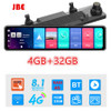 4G Android 8.1 4GB+32GB Car DVR Camera Rear View Mirror 12inch 1080P Drive Video Auto Recorder Registrator Dash Cam