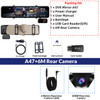 E-ACE Car DVR 3 In 1 Cameras 12 Inches Rearview Mirror Video Recorder 3 1080P Camera Dashcam Night Vision GPS Black Box For Auto
