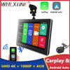 4K Car Dvr 2160*3840P Dash Cam Wireless CarPlay Android Auto 5G WiFi AUX Dashcam H.265 GPS Track FM Video Recorder Truck Camera