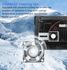 Srnubi Car Radio Cooling Fan for Android Multimedia Video Player Head Unit Radiator with Iron Bracket