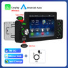 Podofo 5'' Car Radio 1Din CarPlay Android Auto Multimedia Player Bluetooth MirrorLink FM Receiver For Volkswagen Nissan Toyota