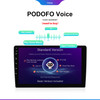 Podofo Android 12 Car Radio Androidauto Carplay 2 Din GPS Car Audio 7"/9"/10" WIFI BT Automotive Multimedia Player For VW Ford