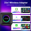 Carlinkit 8+ 128GB Smart Tv Box Android13 Wireless Android Auto Adapter QCM6225 8-Core For Youtube Netflix Ai Box Car Player