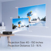 WEWATCH V56 Native 1080P Full HD Movie Projector WiFi Bluetooth Built