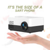 Salange Mini Projector J15 Pro, 480*360 Support 1080p Usb Mini Beamer