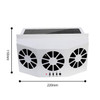New Solar Powered Car Cool Fan Radiator Fan Window Ventilation Radiator Exhaust Fan For Car Electrical Appliances