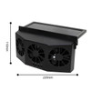 New Solar Powered Car Cool Fan Radiator Fan Window Ventilation Radiator Exhaust Fan For Car Electrical Appliances