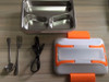 upgrade 12v lunch box with 304 stainless steel and handle and 3 grid plate Car Electrical heating lunch box Appliances
