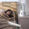 Car Mini Rechargeable Fan noise reduction Auto Quiet Aromatic Air Cooler Automobile Electrical Appliances for Work And Sleep