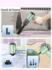 Portable Car Vacuum Cleaner 98000PA Powerful Cleaning Machine Car Accessories Green Vacuum Pump Home Car Electrical Appliances