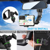 Rearview Mirror Phone Holder for Car, 360° Rotating Phone Mount, GPS Holder Universal Car Phone Holder for All Smartphones