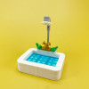MOC small particle building blocks Minifigure home decoration Small scene Bathtub Wardrobe Refrigerator Toilet Washing machine