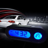 Affordable Car Mini Electronic Clock Time Watch Auto Dashboard Clocks Luminous Thermometer Black Digital Display Car Accessories