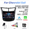 8G+128G DSP 2 din Android 10.0 4G NET Car Radio Multimedia Video Player for Chevrolet Sail aveo 2015 2016 2017 2018 2019 carplay