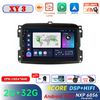 4G DSP 8G+128G Android 11 For Fiat 500L 2012 2013 2014-2018 Car Radio Bluetooth Multimedia Video Player GPS 2 Din Carplay Auto