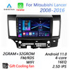 8GRAM+128G DSP 2 din Android 10.0 4G NET Car Radio Multimedia Video Player for Mitsubishi Lancer 2008-2016 WiFi BT carplay