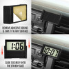 Podofo Car Dashboard Digital Clock LCD Display Mini Portable Electronic Clock Time & Day Display For Car Truck Dashboard
