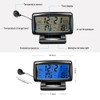 Car Thermometer Digital Alarm Clock Auto Vehicles Temperature Gauge with Backlight Car Electronics Car Clock Dashboard Clock