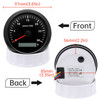 AD 85MM Tachometer with LCD Hour Meter For Marine Boat Car RPM Gauge 0-3000 4000 8000 RPM Meter Tach Sensor 7Colors Backlight