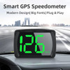 Universal Car HUD Head Up Display GPS Hud Digital Speedometer Big Font Speed Meter KMH for All Car Truck Plug and Play Auto Part