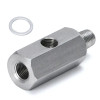 Stainless Steel 1/8'' BSPT Oil Pressure Sensor Sendor Tee Adapter to 1/8 NPT Gauge T-Piece Car Accessories VR-OGA02