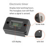 LCD Waterproof Digital Tach Hour Meter Counter For ATV Motorcycle Instruments Snowmobile Gasoline Boat Generator Bike