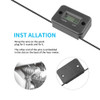 LCD Waterproof Digital Tach Hour Meter Counter For ATV Motorcycle Instruments Snowmobile Gasoline Boat Generator Bike