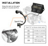 Digital Engine Tach Hour Meter Tachometer Gauge Engine RPM LCD Display For Motorcycle Motor Stroke Engine Car Boat Cars Supplies