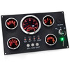 2022 New 5 Gauge Set with Instrument Panel 0-120MPH/0-8000RPM Red LED Backlight For Marine Yacht Boat Temp Fuel Volt Car Gauges