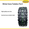 CST 90/65-6.5 City/Off Road Winter Snow Tires 11 Inch Tubeless Tire for Dualtron Ultra Speedual Plus Zero 11x Electric Scooters