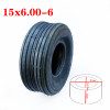15 Inch Vacuum Tire, Electric Scooter Accessories Wheel Front And Rear Tires 15x6.00-6 Tubeless Tire Vacuum Tire