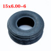 15 Inch Vacuum Tire, Electric Scooter Accessories Wheel Front And Rear Tires 15x6.00-6 Tubeless Tire Vacuum Tire