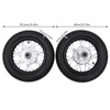 2.50-10 Wear-Resistant Front Rear Tire Rim Wheel with Chain Plate for Honda CRF50 XR50 BBR KLX Dirt Bikes Bike Accessories