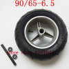 Wheel 90/65-6.5 Front or 110/50-6.5 rear rims Hub with tubeless vacuum tires for pocket bike 47cc 49cc 2 stroke small motorcyle