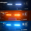 2pcs Flexible DRL LED Strip Car Daytime Running Light Auto Headlights Waterproof White Turn Signal Yellow Brake Flow Lamps 12V