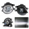 For Toyota Fog Lamps LED Fit Corolla RAV4 Camry Yaris Prius CHR Hilux Lexus Car Headlight Daytime Running Lights 12V