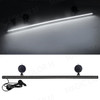 Car Front Windshield Warning Light 96 LED 3030 Beads Strobe Lamp Bar Traffic Signal Emergency Flashing Lamp 12-24V Yellow Blue