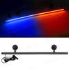 Car Front Windshield Warning Light 96 LED 3030 Beads Strobe Lamp Bar Traffic Signal Emergency Flashing Lamp 12-24V Yellow Blue