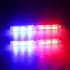 4*3 LED Lights Car Strobe Police Lights Cigaretteer Grill Warning Lamp 12V Motorcycles Flasher Fso Flashlight Car Accessories