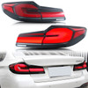 LED G38 Clear White Tail Lights for BMW G30 F90 M5 5 Series 2018 2019 2020 Sequential Indicator Rear Lamps With Guards